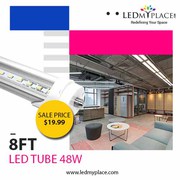 Replace 8ft Fluorescent Tube With 8ft LED Tube To Save More